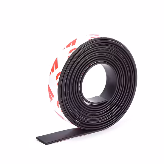 Customized Flexible Rubber Magnet Strip Roll 3m Double Side Adhesive Magnetic Tape