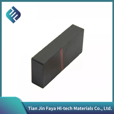 China Industrial Manufacturer Permanent Customized Y30~Y35 L40*25*12,5 China Großhandel Ferritblockmagnet Injektionsmagnet